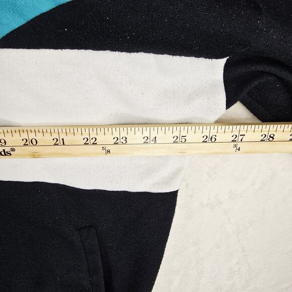 Vintage Trader Bay Track Jacket XL Zip Sweatshirt Retro Striped Jogging 80s - Picture 9 of 10